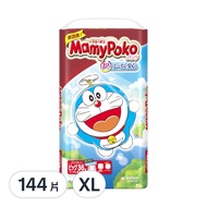 MamyPoko 滿意寶寶 哆啦A夢輕巧褲/尿布  XL  144片
