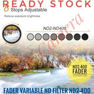 ND2-400 Fader Variable ND Filter 52mm 52 mm Neutral Density Variable Camera Lens Landscape Camera