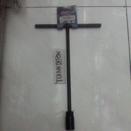 T-socket wrench 17 mm socket wrench 17 mm T multipro DSIKON7
