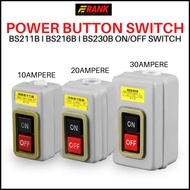 Power Push Button Switch BS-211B/BS-216B/BS-230B 1.5KW/2.2KW/3.7KW Frank Hardware