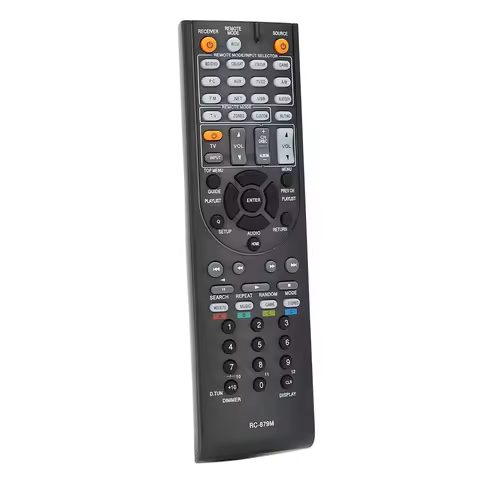 RC-879M Remote Control Replacement Fits for ONKYO AV Receiver TX-NR535 TX-SR333 HT-R393 HT-S3700 Rem