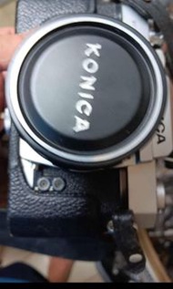 一機一鏡 稀有 機械 單眼相機 含 皮套 前蓋 Konica fta 52mm 50mm f1.8