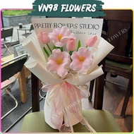 Bouquet of 6 Tulips as a gift for October 20, November 20, February 14, March 8 and birthday - VN98 