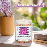 GSPY 50th Birthday Candles - 50th Birthday Gifts for Her, Him - Funny 50 Year Old Gifts for Women, M