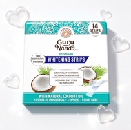 Guru Nanda Premium Whitening Strips แผ่นแปะฟันขาวสูตรพรีเมียม ใช้งานง่าย ปลอดภัย ไม่มีสารพิษ พร้อมน้