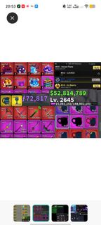 Roblox Blox Fruits 遊戲帳號