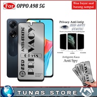 Tempered Glass ESD Anti Static Spy Privacy OPPO A98 5G