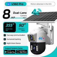 4G SIM card solar outdoor CCTV wireless camera, lP66 waterproof dual lens closed-circuit television