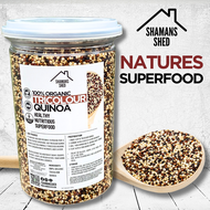 Tricolor Quinoa (500g) - 100% Organic - Nutrient-Rich Superfood for Health &amp; Wellness - Gluten-Free Whole Grain - คีนัวสามสี