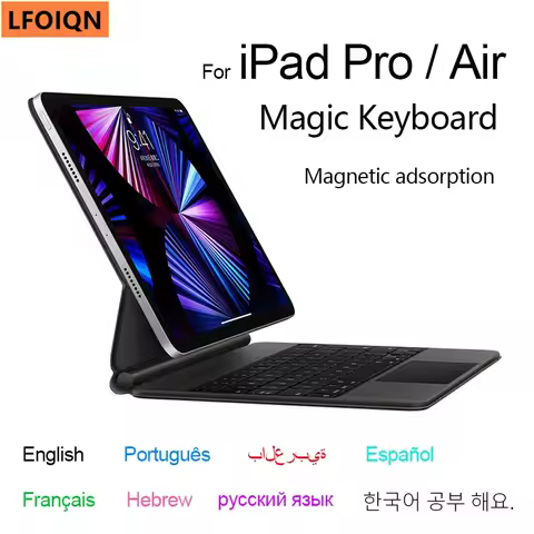 Magic Keyboard for iPad Pro 11 4th 3rd 2nd 1st Gen Air 4 Air 5 for iPad Pro 12 9 12.9 6th 5th 4th 3r