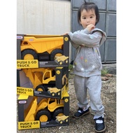 Large children's beach excavator dump truck, bulldozer, ride-on toy car for boys3Years Old2