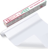 HTVRONT 12in x 3FT HTV Heat Transfer Vinyl Roll 30cm x 90cm Iron On Vinyl for T-Shirts Easy to Cut &