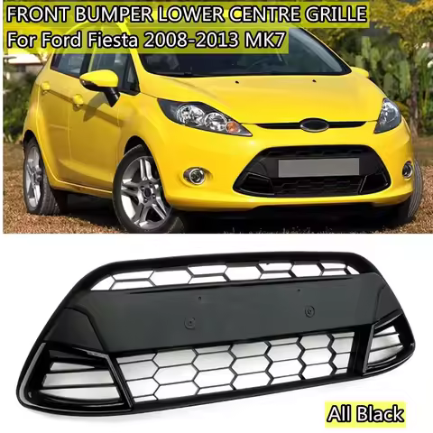 FRONT GRILLE PANEL FOR FORD FIESTA MK7 2008-2013 SPORT ASIAN STYLE HONEYCOMB FRONT BUMPER LOWER GRIL
