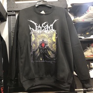 Jasad Band Crewneck Sweater Made of Cotton Fleece