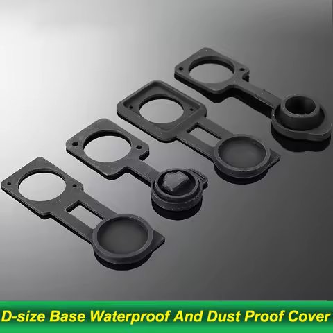 Waterproof Folding Dust Cover Caps for XLR, USB, RJ45, RJ11, 3.5mm, 6.35mm, RCA, BNC, VGA, SpeakON, 