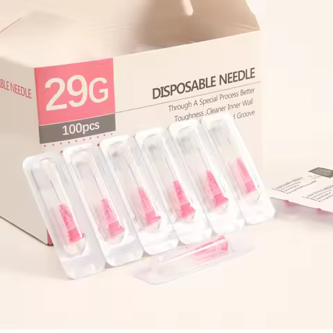 29g Needle 13mm Disposable Injection Needle Individually Packaged Sterile Steel Tip Needle Painless 