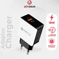 Lpd677 Travel Charger 1-Port USB Plug Adapter JOYSEUS T5 QC3.0 Quick Charging - CL0018 CL0017 =