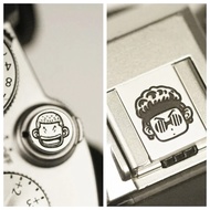 Penutup Kasut Panas Kamera Butang Pengatup Kamera untuk Sony A1 A7C2 A7M4 Canon 1DX2 6D2 Fujifilm GF