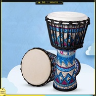 Djembe Drum Colorful Art Patterns 8inch Goatskin Drumhead Congo Drum Bongo Drum