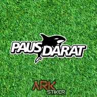 Land Whale Sticker Printing Sticker Label Matte Laminated Vinyl