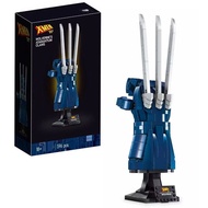 Compatible Superhero Wolverine Edman Alloy Claw Gloves 76250 Assembled Building Block Toys