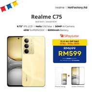 [ ALL OUT SALE ] Realme C75 5G Smartphone (8GB+256GB) – 6.72" Display | 50MP AI Camera | 6000mAh Bat