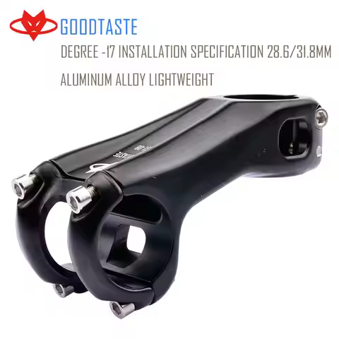 Goodtaste 31,8*28,6mm Vor MTB Vorbau Riser 90mm 7/17 Grad Rennrad Mtb Lenker Al-legierung CNC DH/AM/