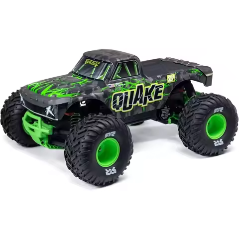 US Shipping 1/10 Scale 2WD Brushless Electric RC Monster Truck RTR Green 223S ARA3537T2
