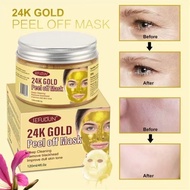 【UNBOX】SEFUDUN 24K Gold Peel Off Mask Deep Cleaning/Remove Blackhead/Improve Dull Skin Tone/Anti Wrinkle黄金撕拉面膜去角质去黑头清洁面膜