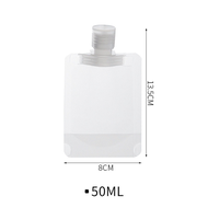 🚚SG Seller🚚30ml/50ml/100ml Reusable travel dispensing bag Portable travel lotion refill bag cosmetics Shampoo Lotion transparent sample bottle