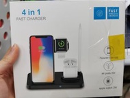 全新iphone air pod apple pen apple watch 4合1無線充電