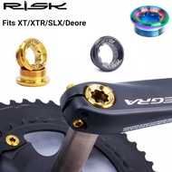 RISK Bike Crankset Arm Bolt Titanium Alloy M20x8 Threads Bicycle Parts Crank Arm Screw Torx