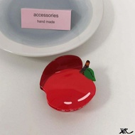 Apple Sweet Cute Green Apple Hair Clip Travel Womens Fruit New Product Shark Clip Hair Card Mouth Sa