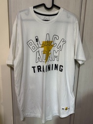 UA UNDER ARMOUR USA Tee training  large L size T shirt black Adam DC marvel the rock project camp