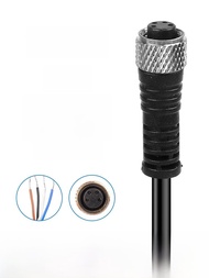 M8 M12 Sensor Connector Electrical Parts Market Hai Chân Bends Straight Plug Aviation Connector Sens