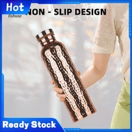 KDFH- Pure Copper Bottle Copper Drinking Bottle 800ml Copper Sports Water Bottle Leakproof Hammer Pa