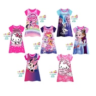 8y 9y 10y 11y 12y - Ailubee Teenage Girls Daster Pajamas Sleepwear D038 D040 D041 D042 D043 D044 D04
