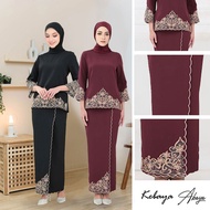 Kurung Moden Muslimah 2025 Baju Kurung Moden Baju Raya murah Berkualiti Baju Murah Kebaya with front
