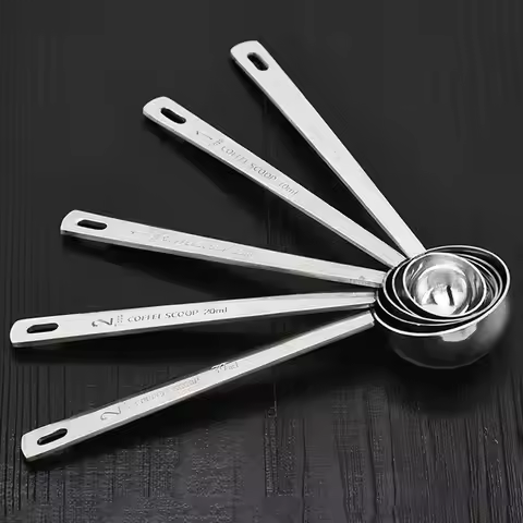 Thicken 5/10/15/20/30ML Mixing Spoon Coffee Scoop Tablespoon Powder Spoon Measuring Spoon