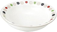 Set of 10, Colored Polka Dots, 6.0 Rim Pot, 7.0 x 2.1 inches (17.7 x 5.3 cm), 12.0 oz (355 g), For R