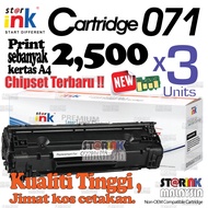 3x Compatible to CANon Cartridge 071 07H CRG071H CRG071 CANon LBP 121dn 122dw MF 271dn 272dw MF 274d