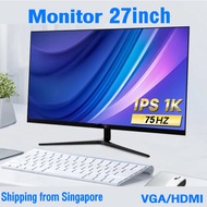 Monitor  27 inch HD 1080P 75 Hz Refresh Rate 1360 x 900 Monitor for desktop and laptop