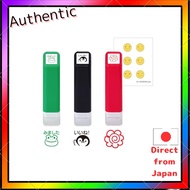 Children's Schedule Stamp Ink Pad Set with Original Mini Stickers (3 Designs: Cat - "Saw it", Bear -