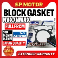 Y16 Y16ZR NVX v1 v2 NMAX BLOCK GASKET FRCM HITAM ASHUKA 0.4MM 0.6MM 0.8MM