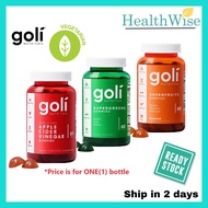 [USA] GOLI Nutrition Vegan Gummies Apple Cider Vinegar ACV, Supergreens Probiotic, Superfruits Beaut