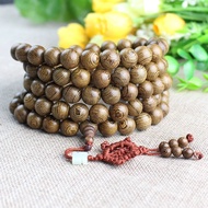 Gelang Tasbih Kayu Manik 108pcs Natural Wenge Wood Buddhist Chanting Bead 108粒鸡翅木念珠 佛珠 念佛珠 天然木