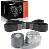 A-Premium Serpentine Drive Belt Kit W/Tensioner Compatible with Kenworth & Peterbilt Cars - T2000 20