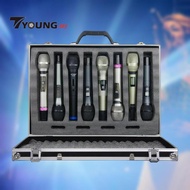 [Available] Case Mic Carrying Case Mic Live Broadcast with Sponge Professional Broadcasting Stage St