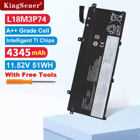 KingSener L18C3P72 Battery For Lenovo ThinkPad T490 T495 P43S P14s 1st Gen T14 G1 L18C3P71 L18L3P73 