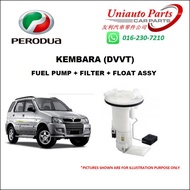PERODUA KEMBARA (DVVT) PETROL FUEL PUMP + FUEL FILTER + FLOAT ASSY